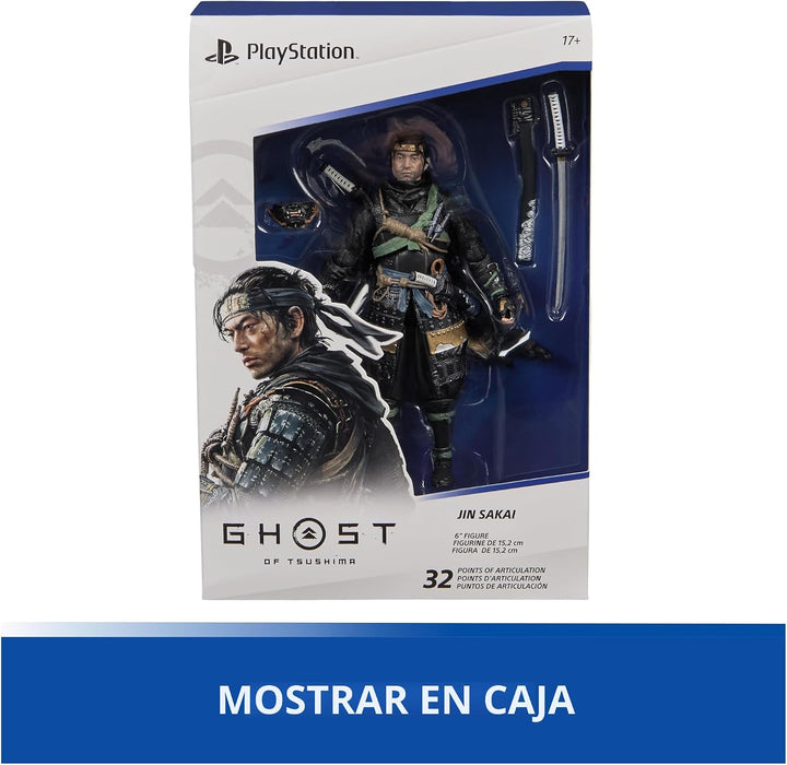 PlayStation, Ghost of Tsushima, figura de acción samurái Jin Sakai...
