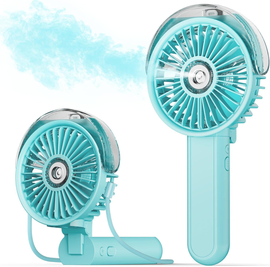 SWEETFULL Ventilador de nebulización portátil, ventilador personal...