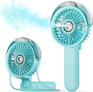 SWEETFULL Ventilador de nebulización portátil, ventilador personal...