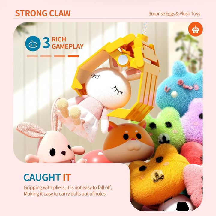ORANGE OCEAN 54 piezas de máquina de garras grande para niños con s...