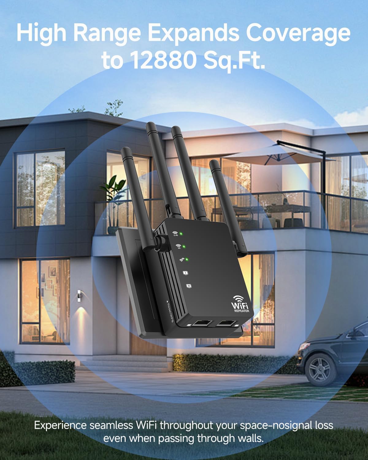 Amplificador de señal WiFi para el hogar extensor WiFi