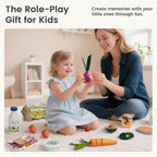 Tiny Land Juego de comida de madera para la cocina de los niños