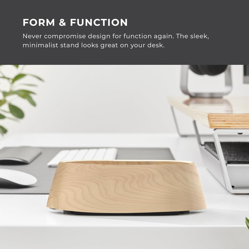 HumanCentric Soporte vertical para laptop en madera de arce