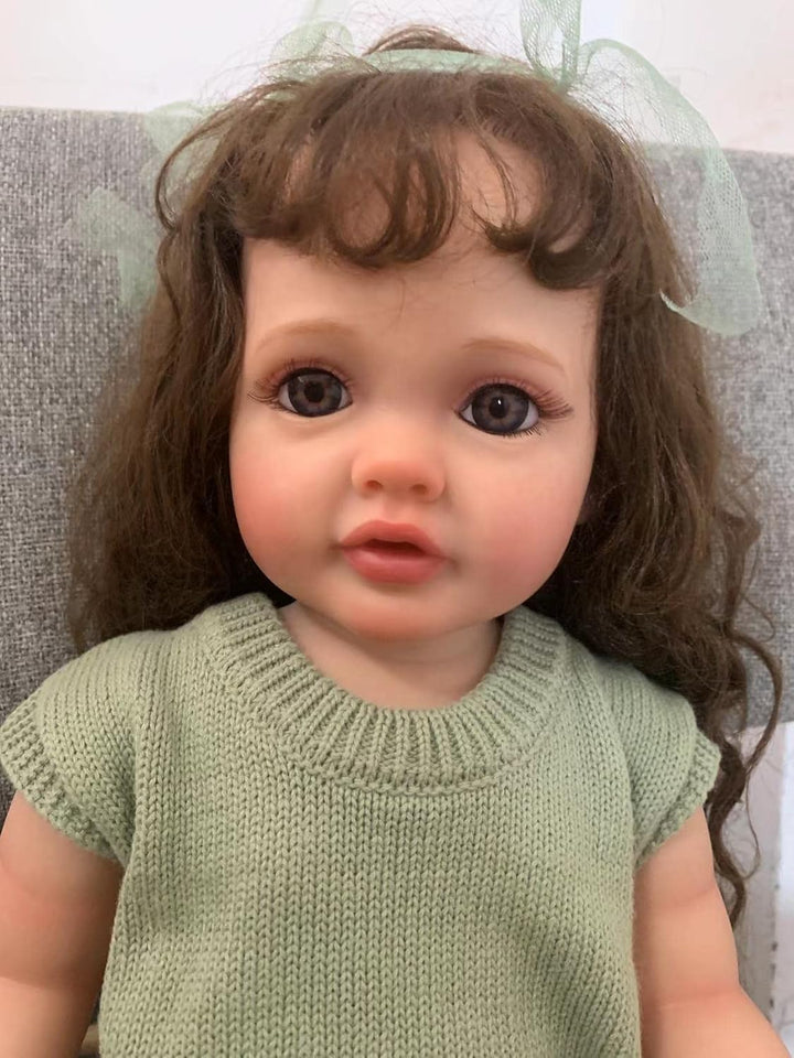 KAWAYII Muñecas de bebé renacidas de 22 pulgadas para niños pequeño...