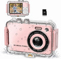 MOMILLA Cámara digital,Cámara subacuática 4K Vlogging,Cámara de 50MP para