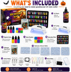Lámpara ESAM Group Kit de joyería de resina UV de Halloween para niños