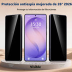 Paquete de 2 protectores de pantalla de privacidad para Samsung
