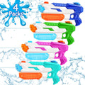 Pistola de agua de 600 cc para niños y adultos: paquete de 4 pistolas de chorro, súper pistola de agua con largo alcance, alta capacidad para niños y niñas, piscina de verano, playa, al aire libre