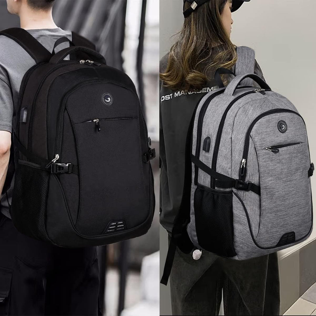 Mochila antirrobo para portátil con carga USB compatible con portát...