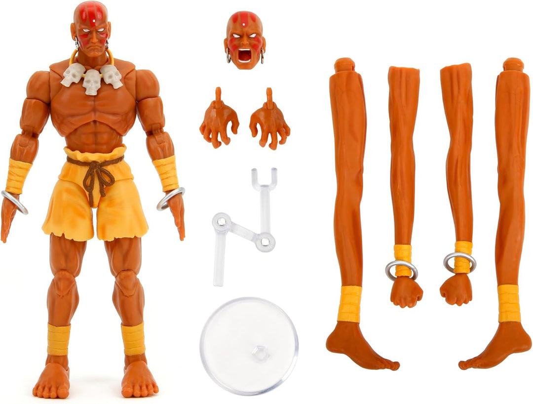 Jada Street Fighter 6" Figura de Acción de Dhalsim, Juguetes pa...