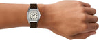 Fossil Reloj Harlow de acero inoxidable con tres manecillas para hombre