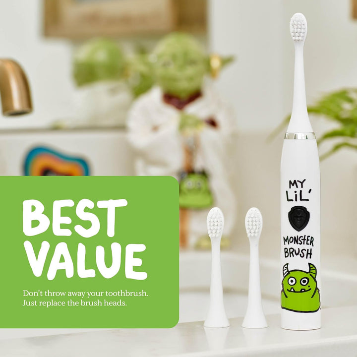 Made by Dentists Cepillo de dientes eléctrico para niños, cepillo d...