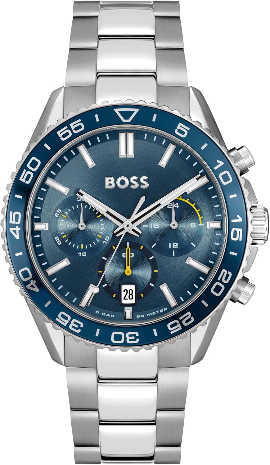 BOSS Reloj cronógrafo de cuarzo de alta calidad para hombre | Resistencia al agua hasta 164 ft (modelo 1514143)