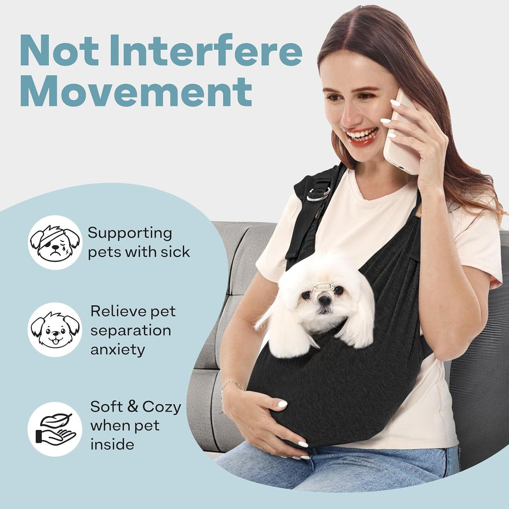 Supet Transportador de perro para mascotas pequeñas, mochila frontal