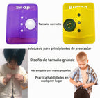 YHZAN Montessori - Marco de vestir para tablero ocupado, habilidades motoras finas para desarrollar actividades de vida práctica para niños pequeños, aprende a vestirse con zapatos, juguete educativo