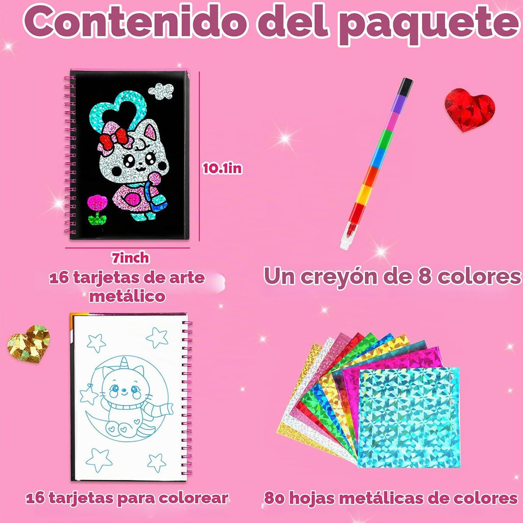 FUNNYB&G Kit de manualidades de aluminio para niños, juguete de regalo de