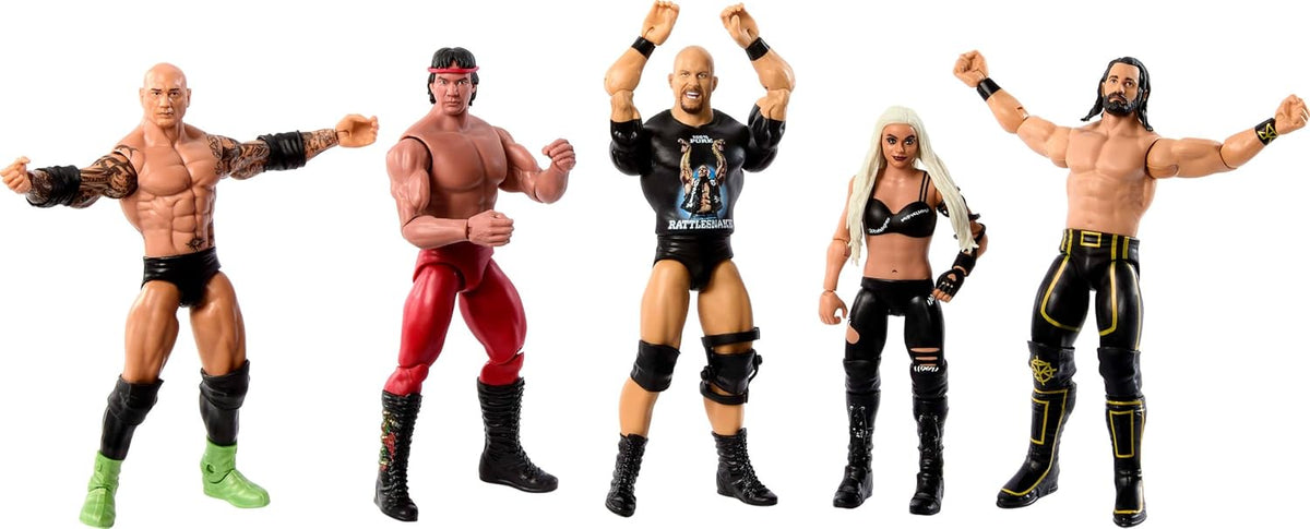 Mattel WWE Figura de acción de Batista, Serie Evento Principal #152 Figura coleccionable de 15 cm con 10 puntos de articulación y aspecto realista