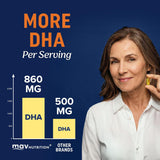 Aceite de pescado DHA Omega 3 de triple fuerza 3600 mg | Más de 210...