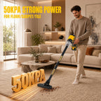Aspiradora inalámbrica 7 en 1, aspiradora de mano con batería con motor sin escobillas de 700 W, succión y soplador de alta potencia de 50 KPA para el hogar, automóvil, pelo de mascotas