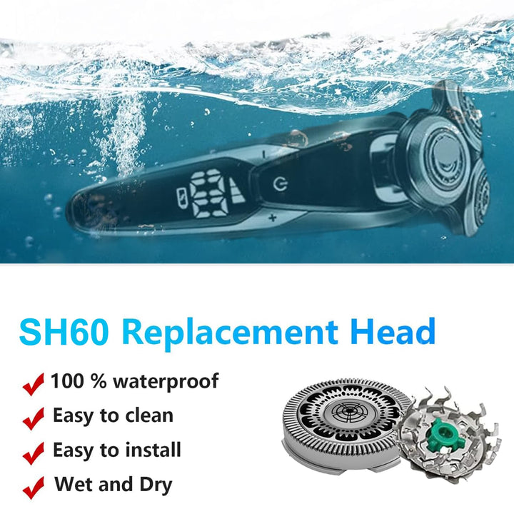 SH60 - Cabezales de repuesto compatibles con Philips Norelco Series...