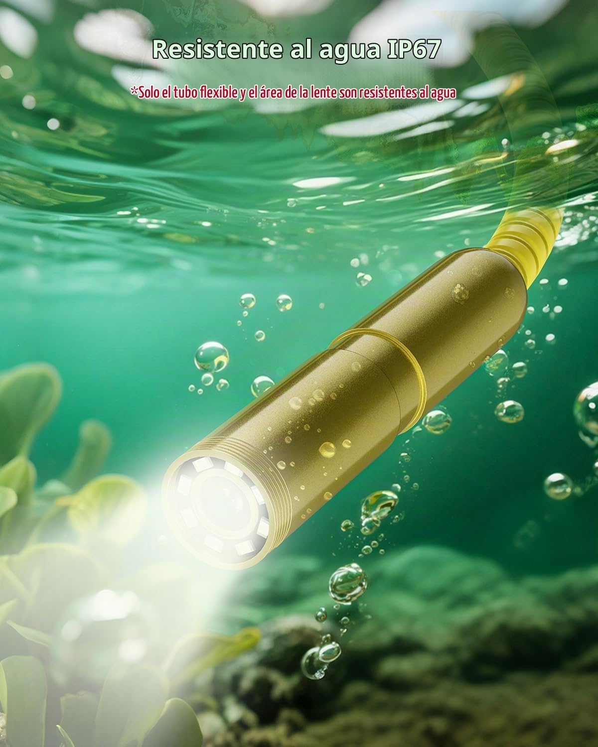 Cámara de serpiente boroscopio con luz para niños, juguetes STEM educativos al aire libre, regalos de ciencia para niños de 5 años, actividades de naturaleza de campamento, el mejor regalo de