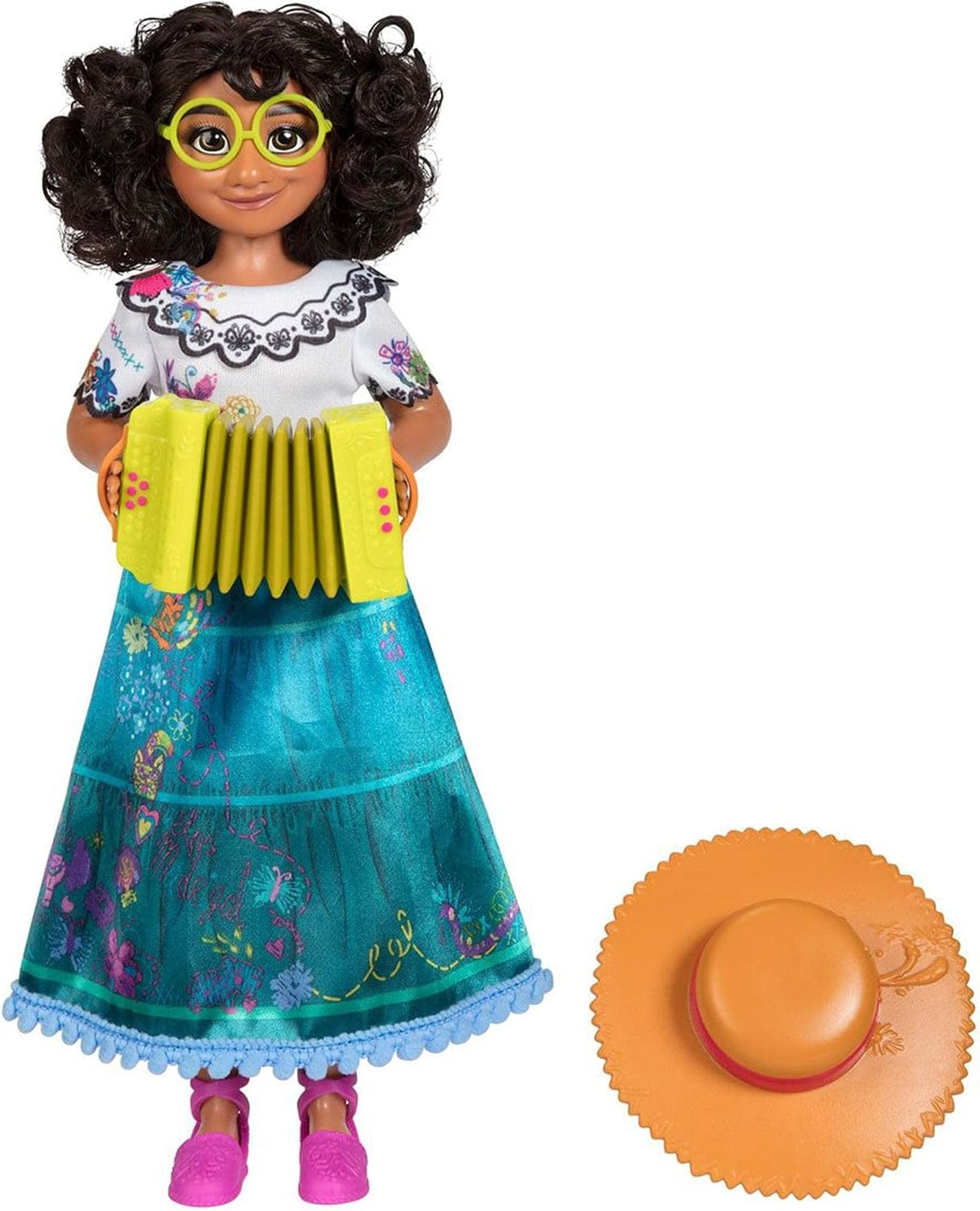 Disney Encanto Mirabel Doll Sing & Play, Sings Music y Plays Accordion