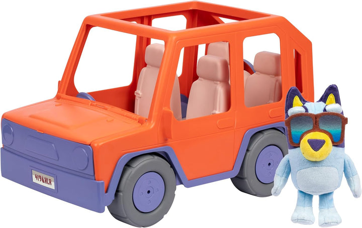 Bluey Big Heeler 4WD Gran Coche de Juguete, Coche de Juguete Intera...