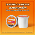 Dunkin’ Original Blend Medium Roast Coffee, Cápsulas Keurig K-Cup, 176 unidades