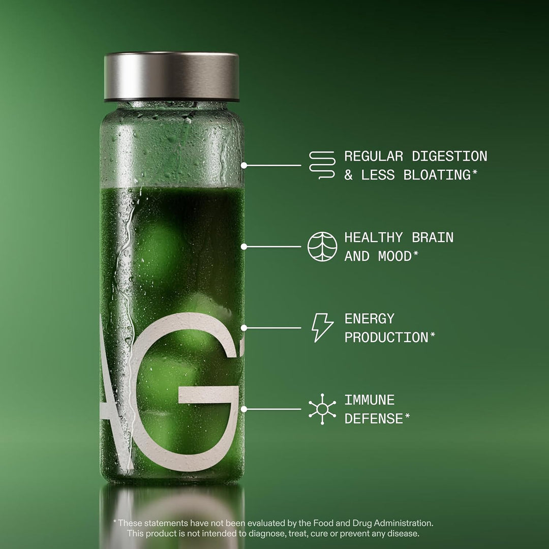 AG1 Athletic Greens - Suplemento en polvo, mejora la salud intestin...