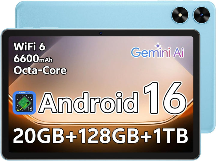 SHARECLOUD Tablet Tablet Android 16 de 10.1 pulgadas con procesador...