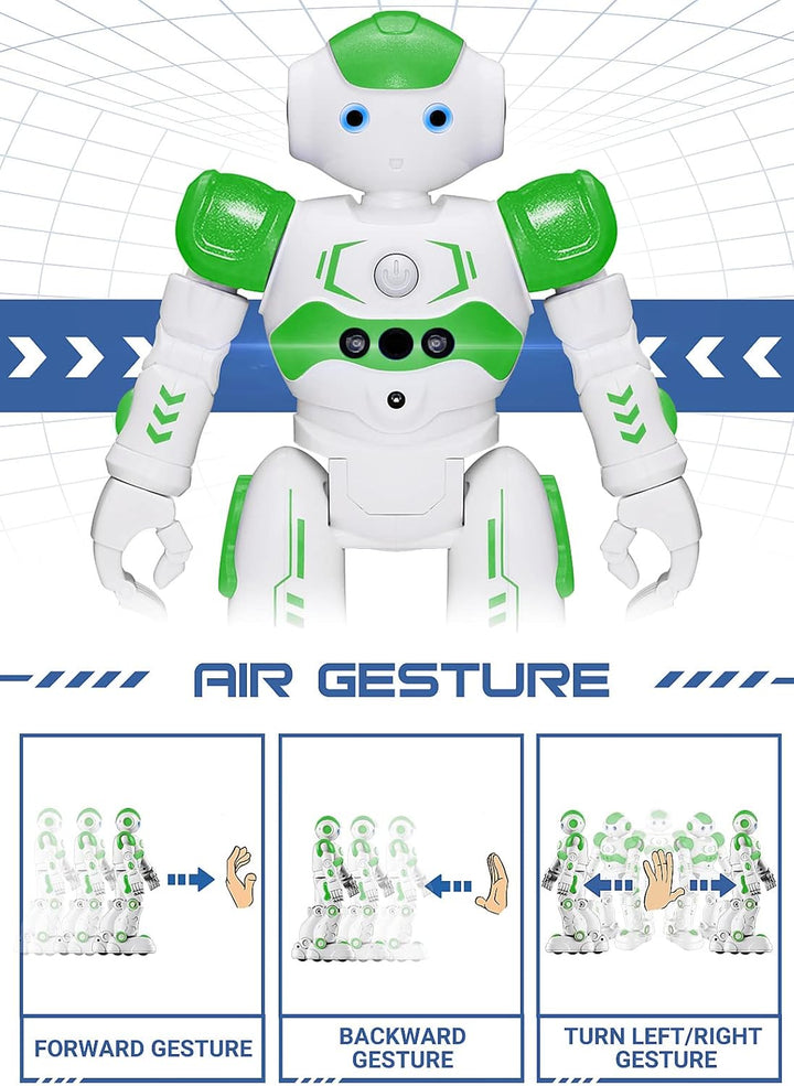 KingsDragon - Robot RC, juguetes para niños con gestos y detección,...