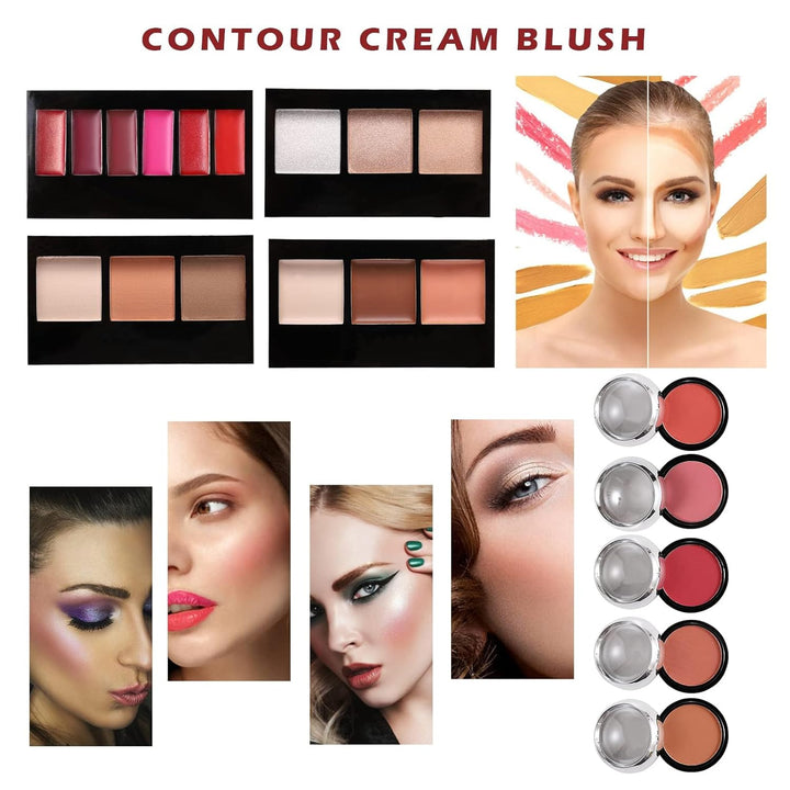 Hegafoo Kit de maquillaje todo en uno para adolescentes, kit de maq...