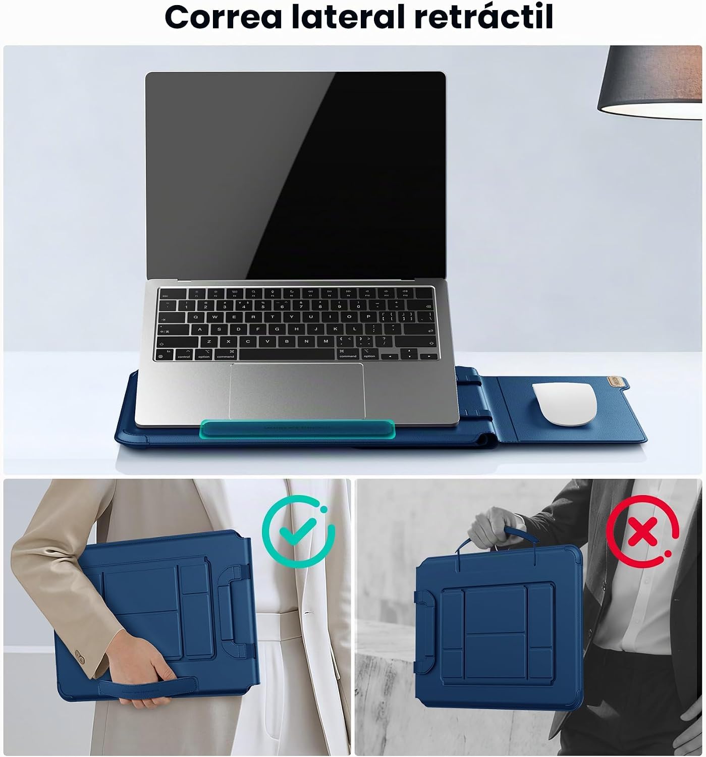 Nillkin Funda para laptop de 14 pulgadas con asa (4 en 1), 2 modos...