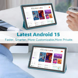 IWEGGO Tablet Android 15 con funda, 10 pulgadas 12GB RAM+64GB ROM\/...
