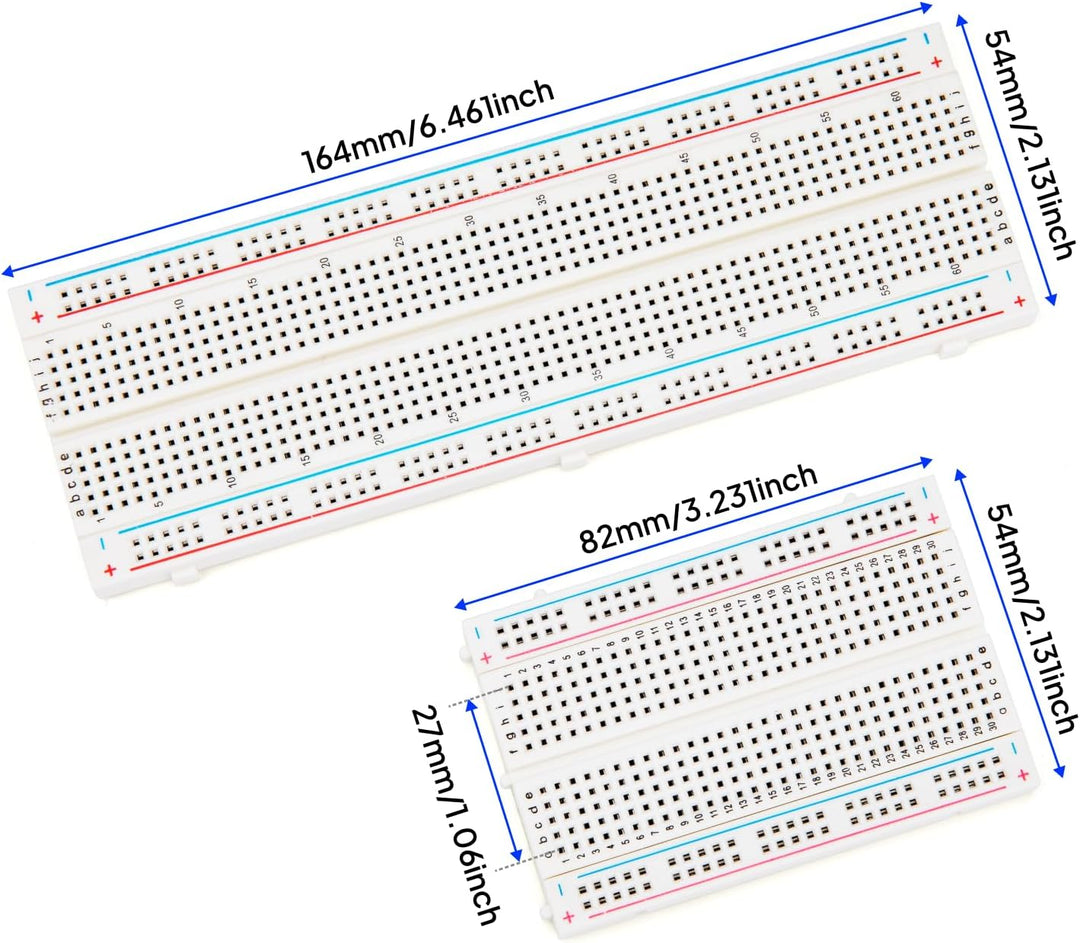 ELEGOO 2 unids 830 puntos y 2 unids 400 puntos Breadboard