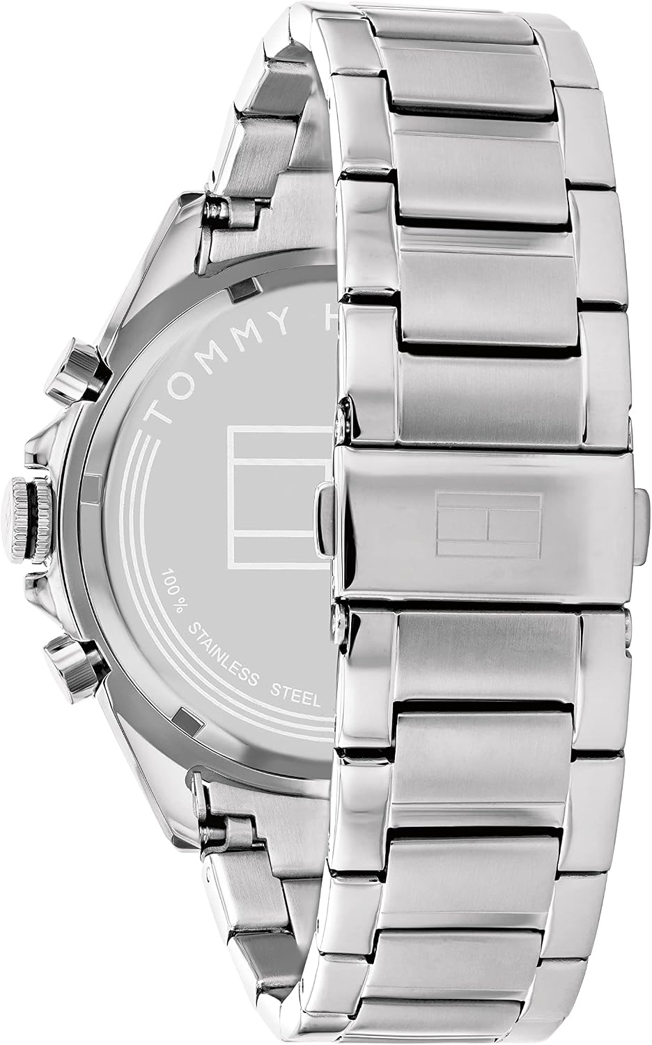 Tommy Hilfiger - Relojes de cuarzo de acero inoxidable para hombre