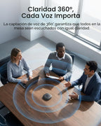 Anker PowerConf Speakerphone, Altavoz de conferencia certificado por Zoom con 6 micrófonos