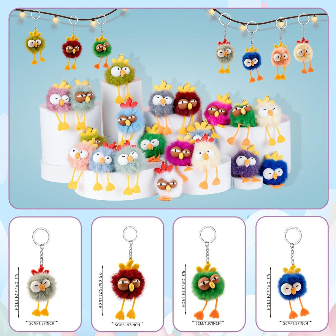 OMyFav 20 llaveros para niños, regalos de fiesta, lindos llaveros d...