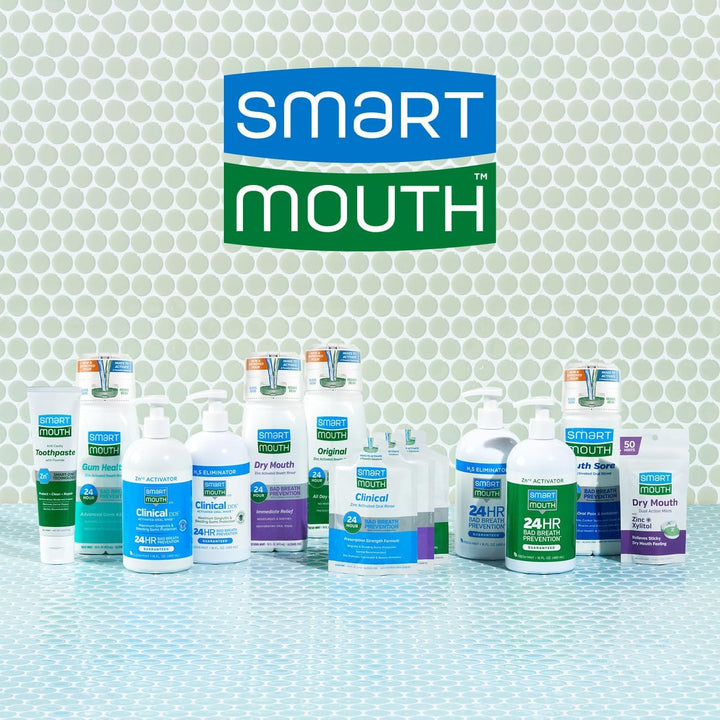SmartMouth Pasta de dientes anticaries + zinc, flúor para la preven...