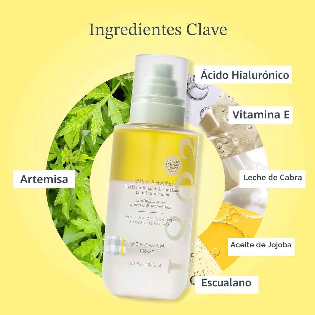 Beekman 1802 Milk Shake Spray Facial Hidratante - Spray Facial con...