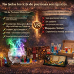 Lámpara Science4you Magic Potions - Kit de hacer pociones para niños, crea y mezcla tus propias pociones mágicas, juguete de caldero mágico para niños de 7, 8, 9, 10, 11, 12 años o más, juego de juguete mágico y manualidades, regalo original para niños y