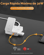 TESSAN Magic 30W estación de carga cargador de teléfono USB con carga