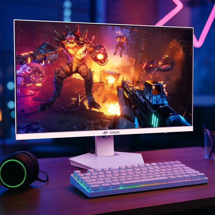 CRUA 27" QHD 2560x1440 240Hz IPS Monitor de juegos, FreeSync, HDMI\...