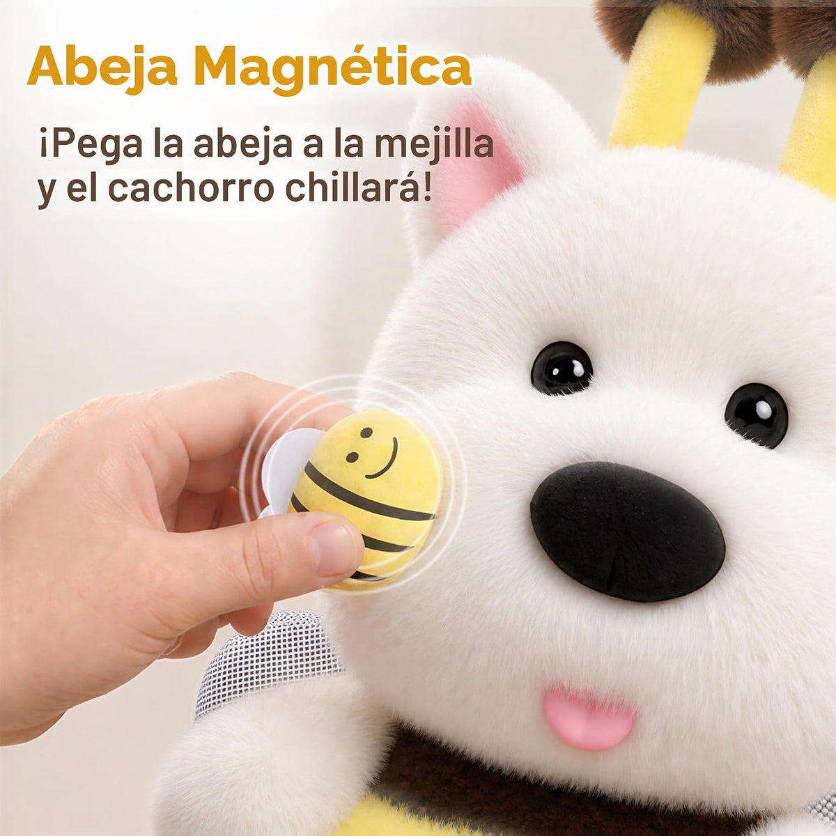iPlay, iLearn Juguete que habla del perro bebé, animal de peluche bailando