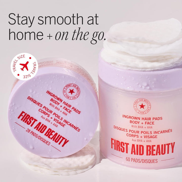 Almohadillas para el cabello encarnadas de First Aid Beauty, tratam...