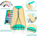 Maynacs Kit de fabricación de pulseras de la amistad para niñas de 8 a 12