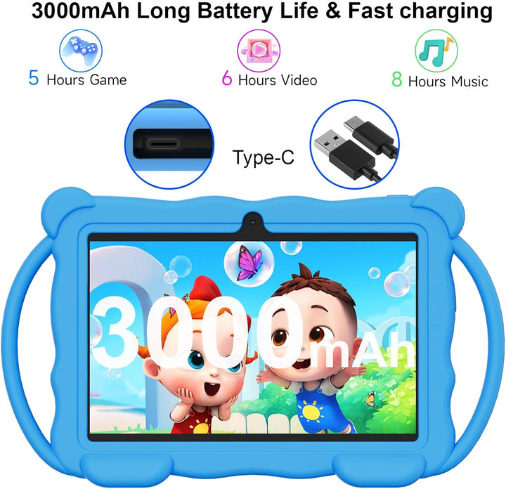 Vyrolinia Tableta para Niños de 7 Pulgadas Android 14.0 para Niños...