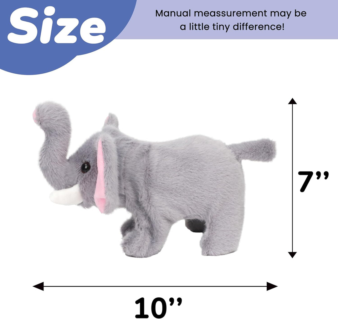 Hopearl - Elefante caminante interactivo Elephish de peluche electr...