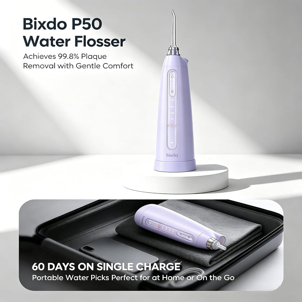 Flosser PRO, irrigador dental portátil y con tirantes