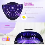 Wisdompark Lámpara de uñas LED UV de 320 W, secador de uñas para es...